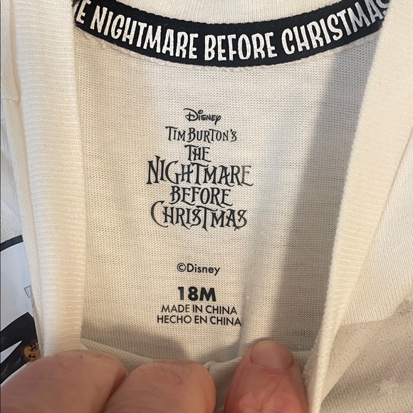 Disney Halloween outfit Nightmare Before Christmas 3 piece set nwt - Picture 2 of 11